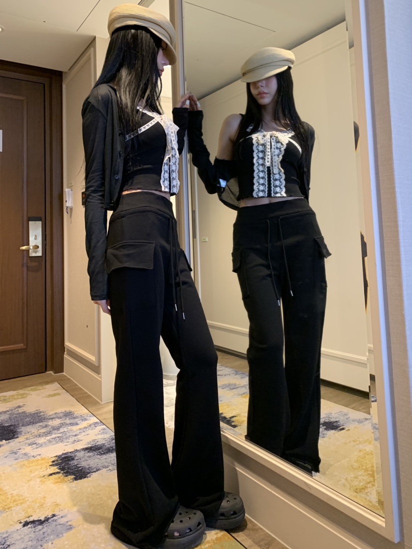 BADCALM韓國直郵女裝新品26春夏熱賣人氣職業推薦時尚休閑褲BADCALM休閑褲