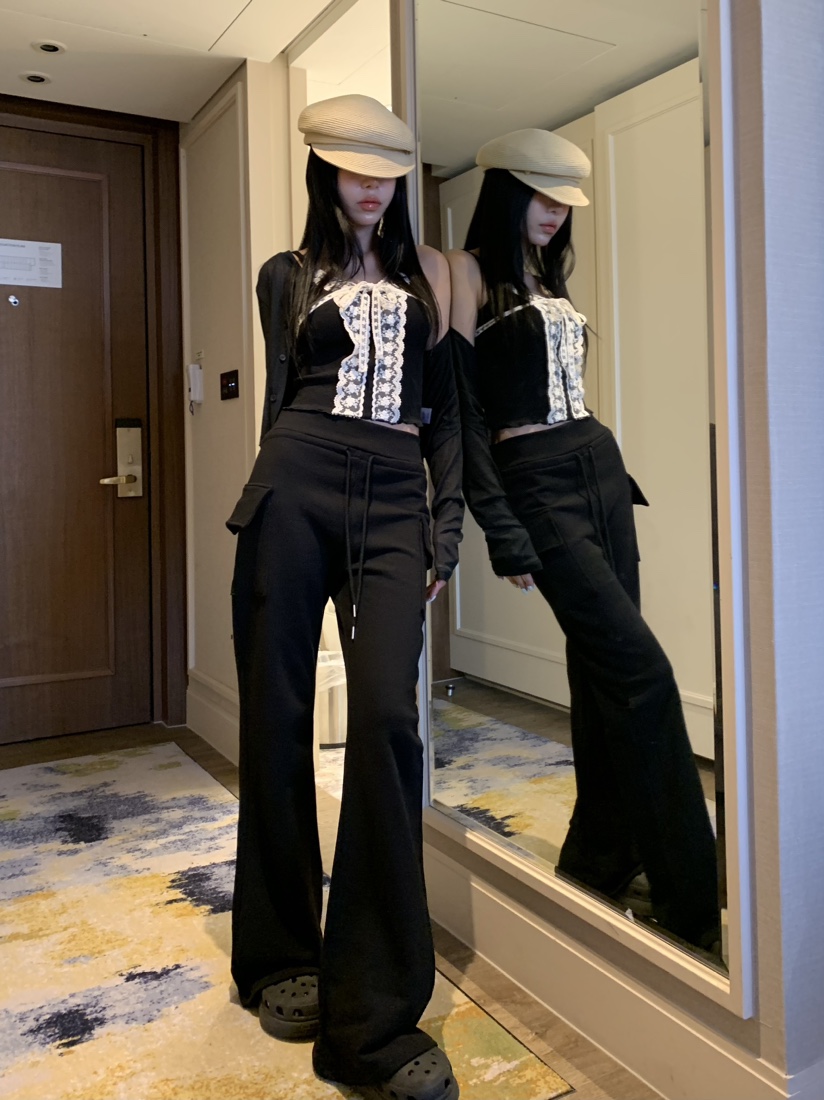 BADCALM韓國直郵女裝新品26春夏熱賣人氣職業推薦時尚休閑褲BADCALM休閑褲