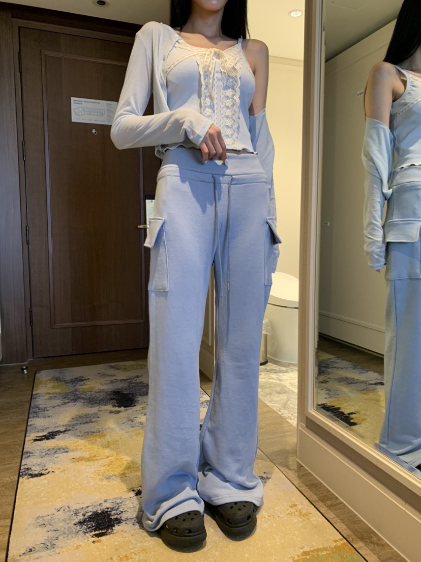 BADCALM韓國直郵女裝新品26春夏熱賣人氣職業推薦時尚休閑褲BADCALM休閑褲圖色2