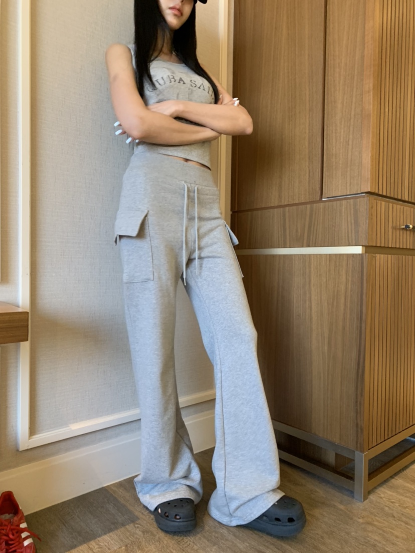 BADCALM韓國直郵女裝新品26春夏熱賣人氣職業推薦時尚休閑褲BADCALM休閑褲圖色3