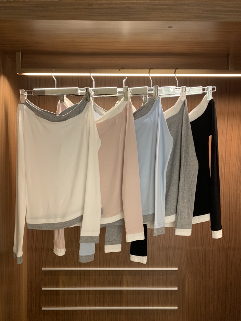 BADCALM韓國東大門直郵女裝新品時尚職業人氣長袖T恤折扣BADCALM長袖T恤