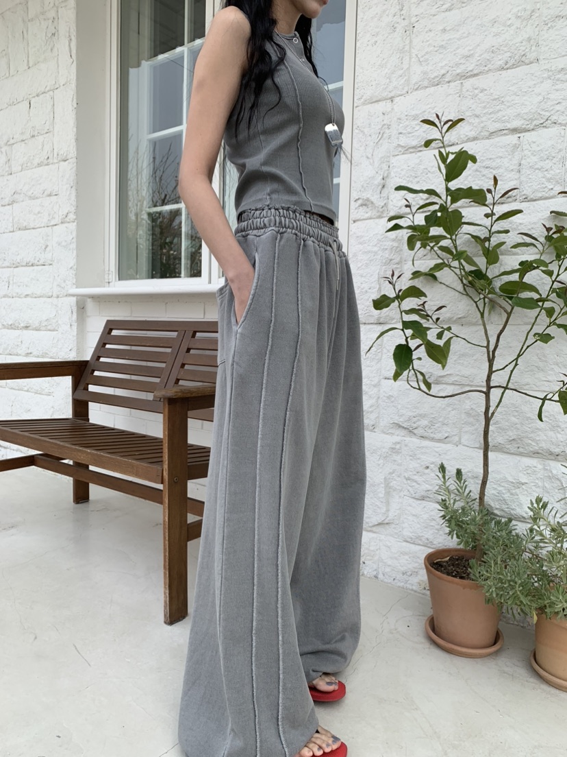 BADCALM韓國東大門代購女裝新品時尚熱賣人氣休閑職業休閑褲BADCALM休閑褲