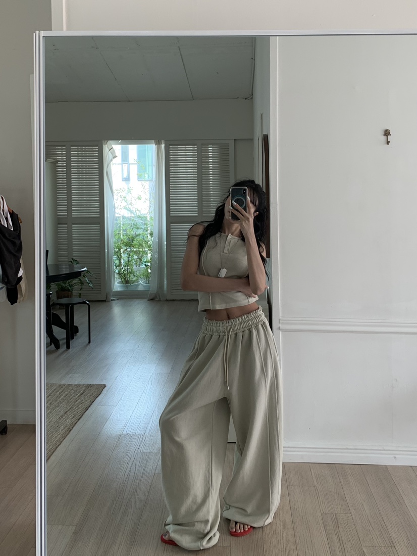 BADCALM韓國東大門代購女裝新品時尚熱賣人氣休閑職業休閑褲BADCALM休閑褲