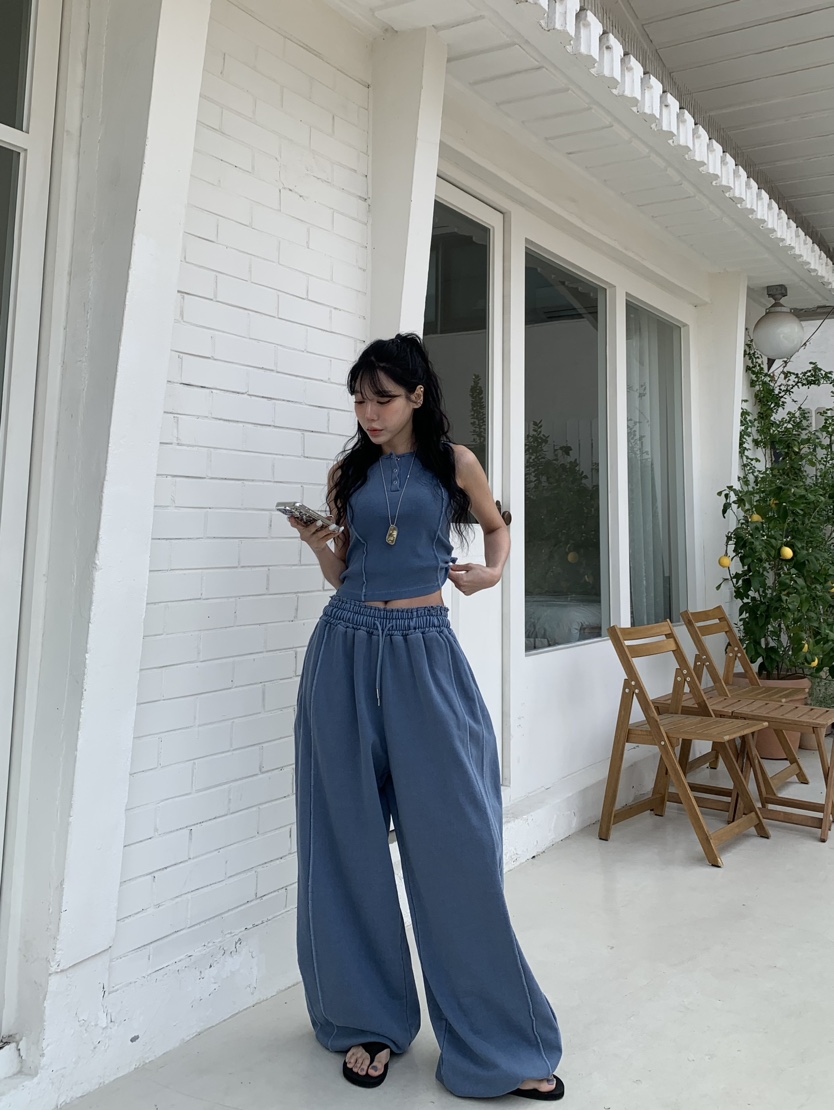 BADCALM韓國東大門代購女裝新品時尚熱賣人氣休閑職業休閑褲BADCALM休閑褲