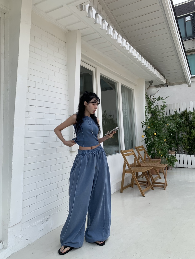 BADCALM韓國東大門代購女裝新品時尚熱賣人氣休閑職業休閑褲BADCALM休閑褲