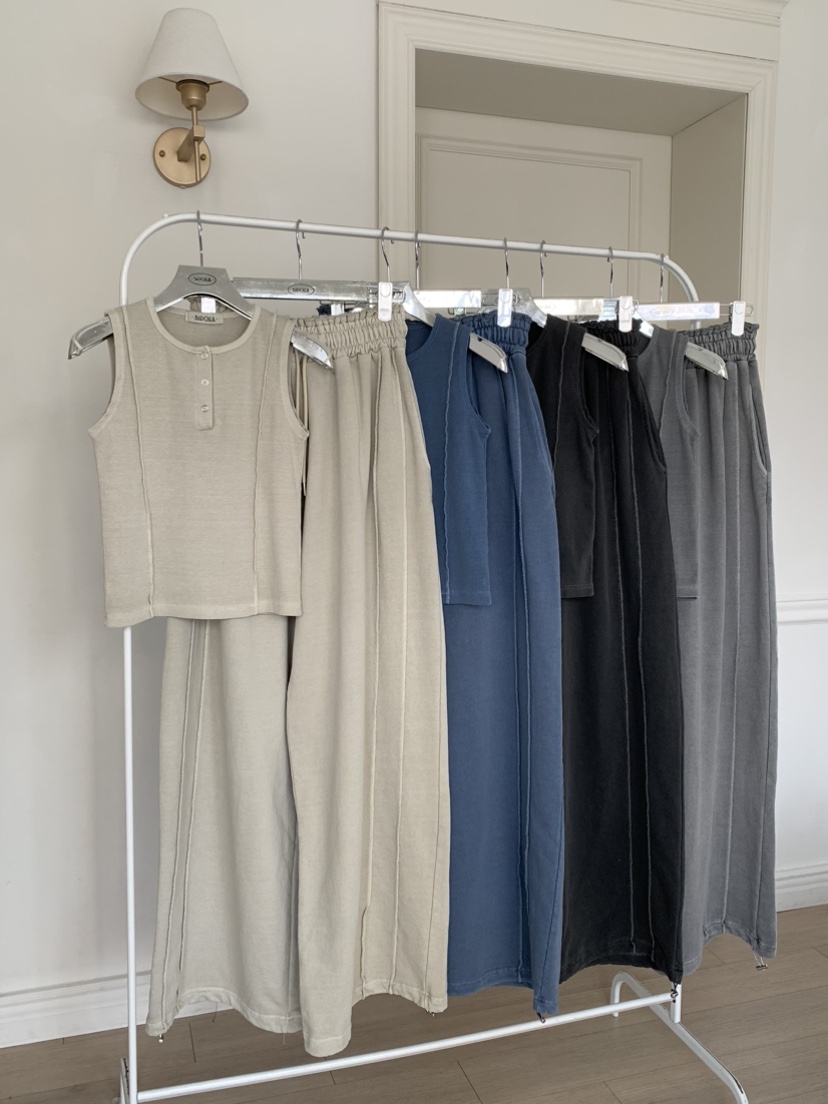 BADCALM韓國東大門代購女裝新品時尚熱賣人氣休閑職業休閑褲BADCALM休閑褲