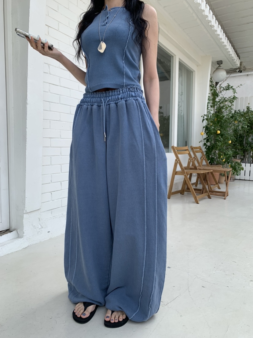 BADCALM韓國東大門代購女裝新品時尚熱賣人氣休閑職業休閑褲BADCALM休閑褲圖色3