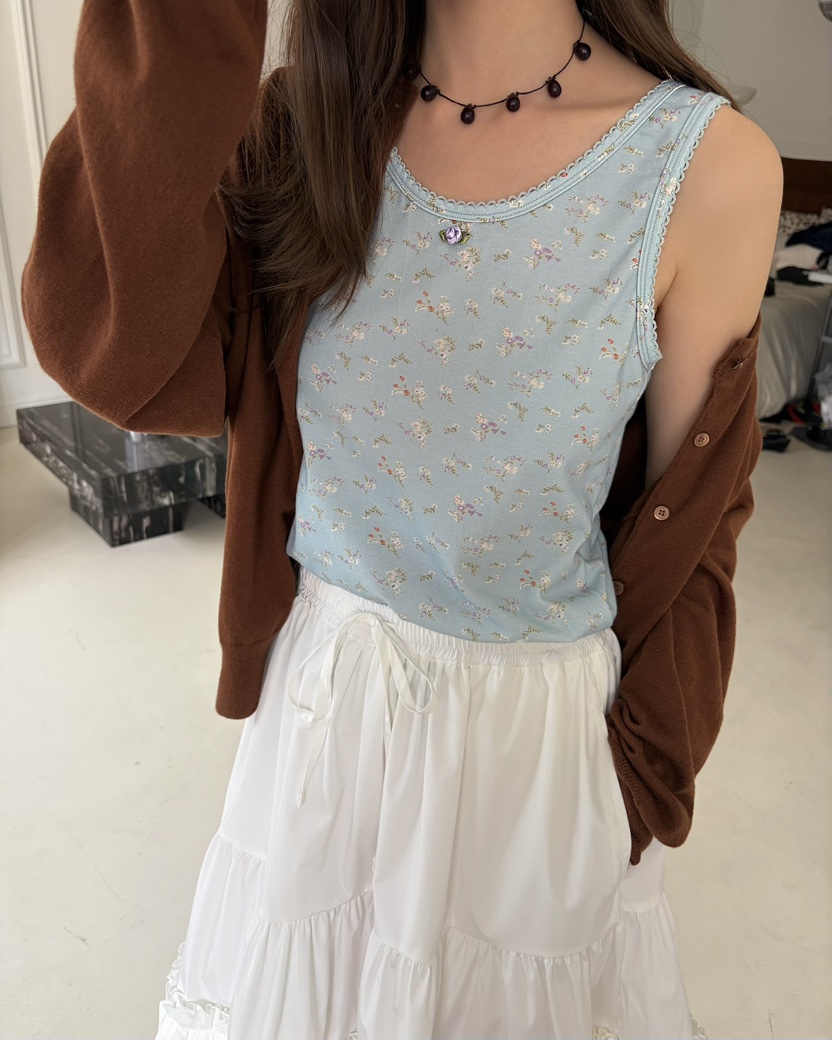 PEBBLE韓國東大門代購女士新款26春夏熱賣推薦人氣吊帶背心PEBBLE吊帶/背心