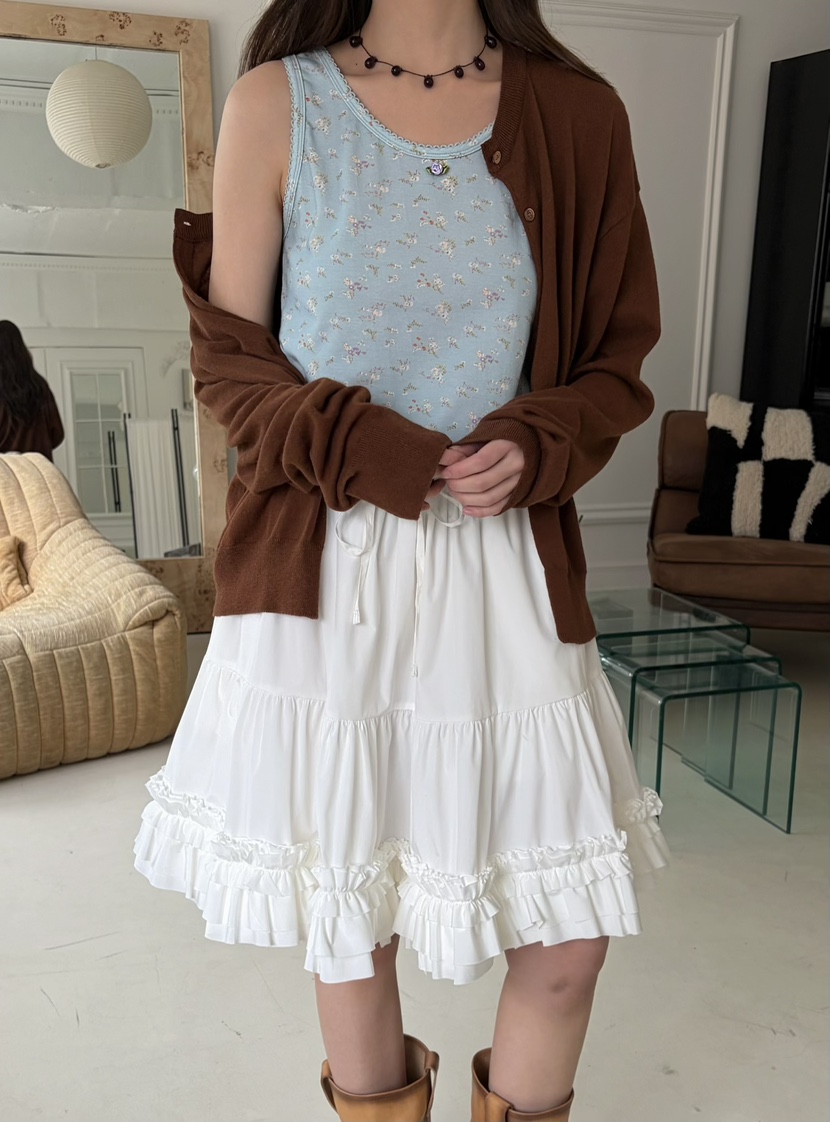 PEBBLE韓國東大門代購女士新款26春夏熱賣推薦人氣吊帶背心PEBBLE吊帶/背心