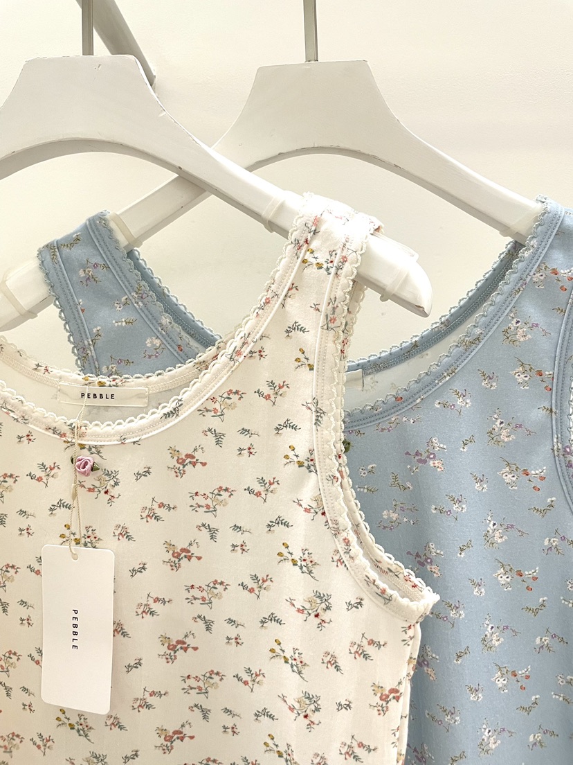 PEBBLE韓國東大門代購女士新款26春夏熱賣推薦人氣吊帶背心PEBBLE吊帶/背心