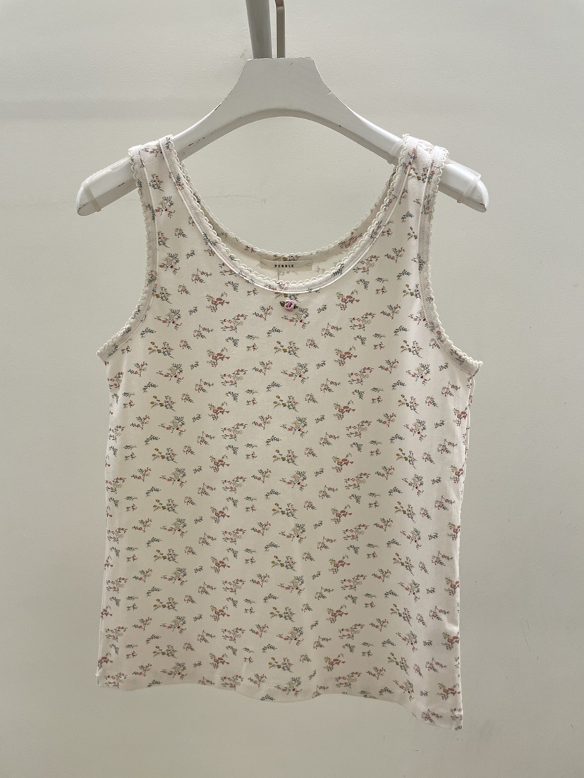 PEBBLE韓國東大門代購女士新款26春夏熱賣推薦人氣吊帶背心PEBBLE吊帶/背心圖色1