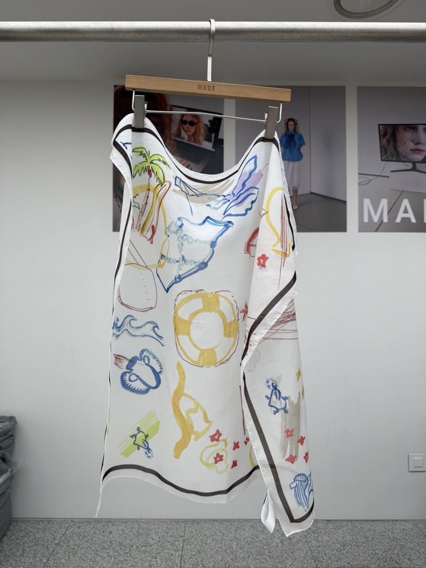 MADE-P韓國直郵實拍女士新品時尚人氣熱賣26春夏圍巾披肩MADE-P圍巾/披肩圖色1