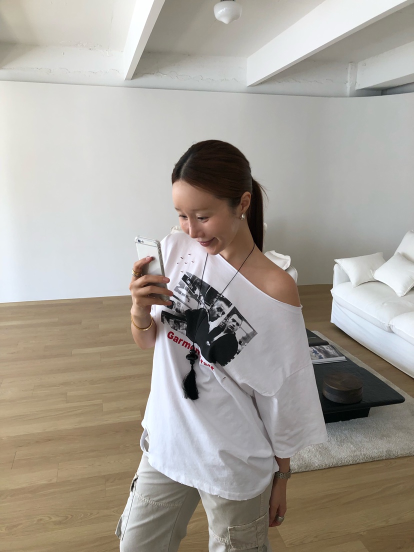 MADE-P韓國直郵實拍女士新品26春夏人氣時尚熱賣休閑T恤MADE-PT恤