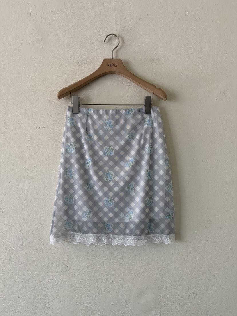 MENG韓國代購女士新品時尚26春夏人氣熱賣職業推薦休閑短裙MENG短裙圖色1