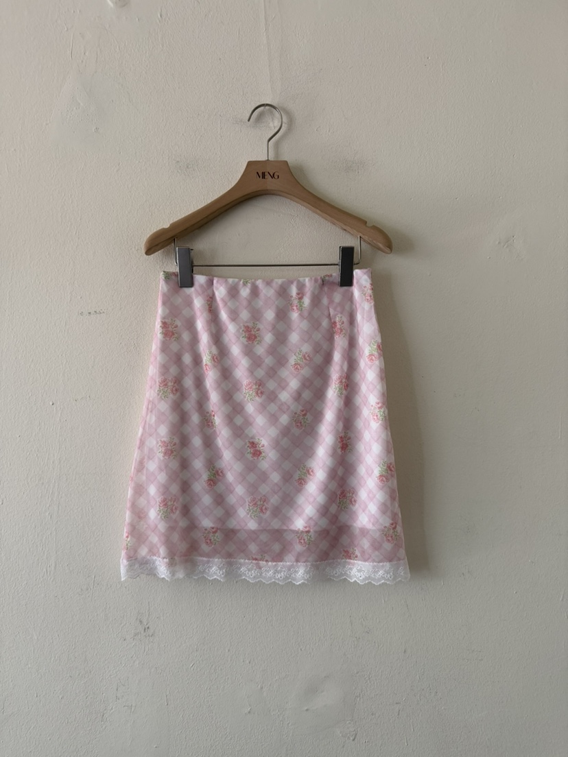 MENG韓國代購女士新品時尚26春夏人氣熱賣職業推薦休閑短裙MENG短裙圖色2