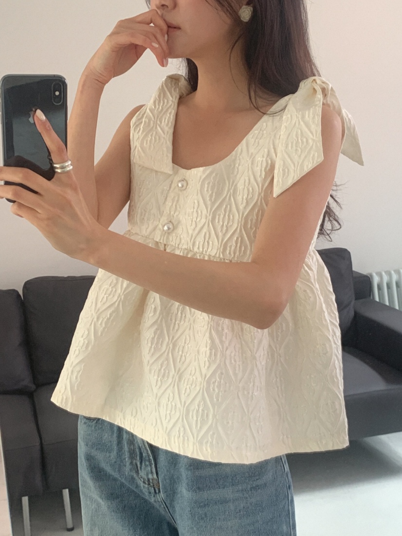 MOSMOS韓國代購女裝新品推薦時尚26春夏人氣休閑吊帶背心MOSMOS吊帶/背心