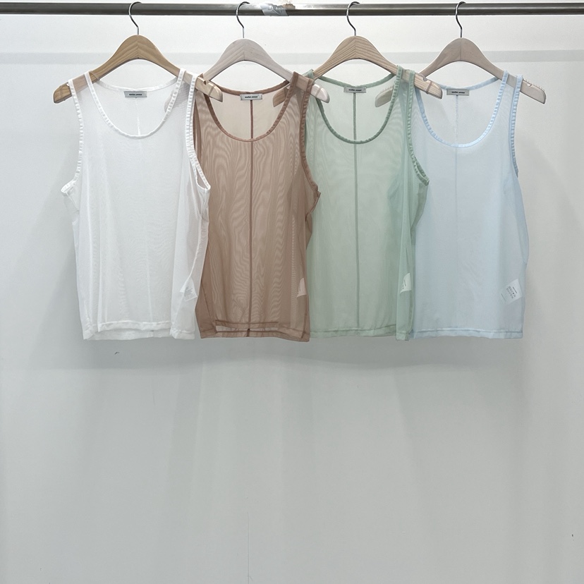 ANOTHER AVENUE韓國東大門直郵女裝新品熱賣吊帶背心網眼ANOTHER AVENUE吊帶/背心