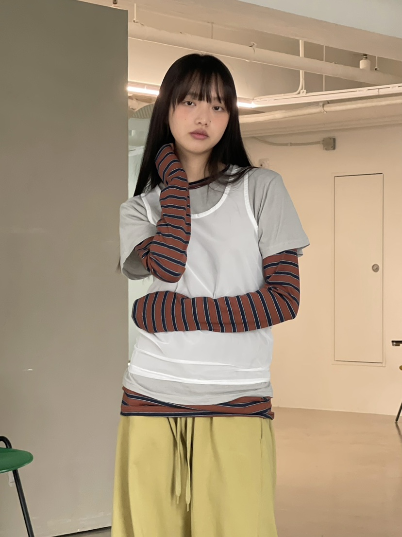 ANOTHER AVENUE韓國東大門直郵女裝新品熱賣吊帶背心網眼ANOTHER AVENUE吊帶/背心