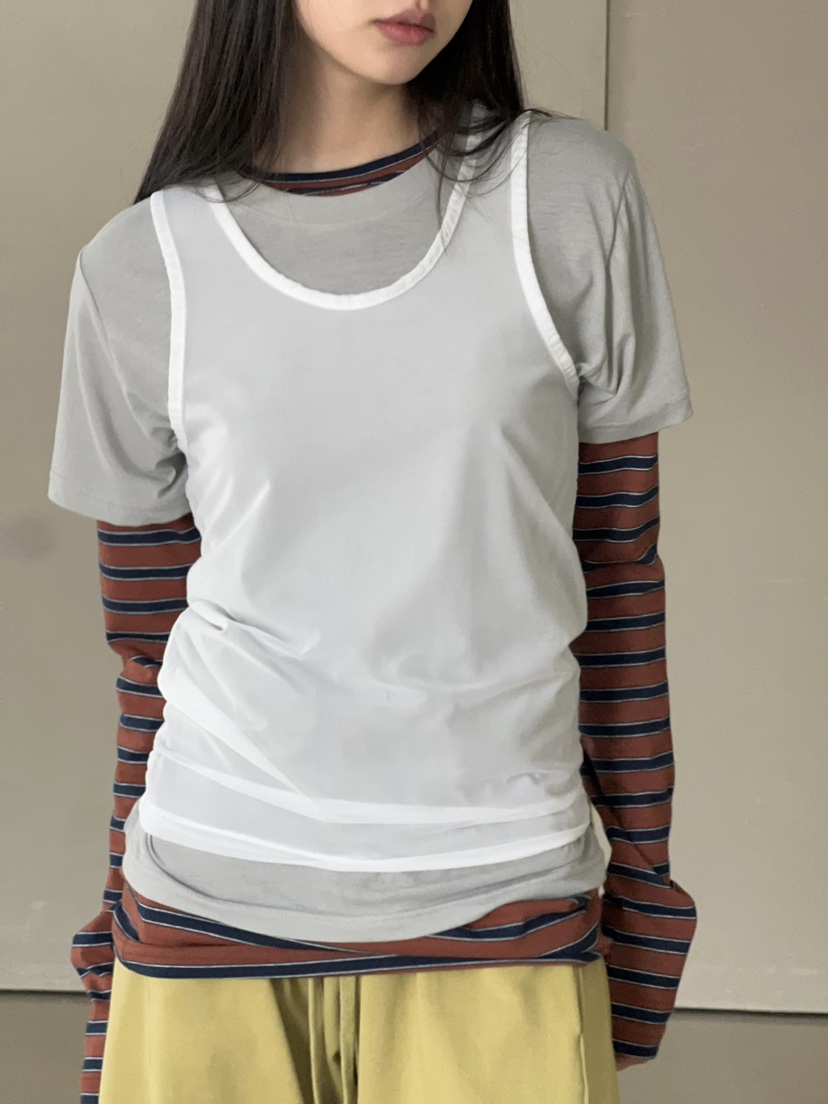 ANOTHER AVENUE韓國東大門直郵女裝新品熱賣吊帶背心網眼ANOTHER AVENUE吊帶/背心