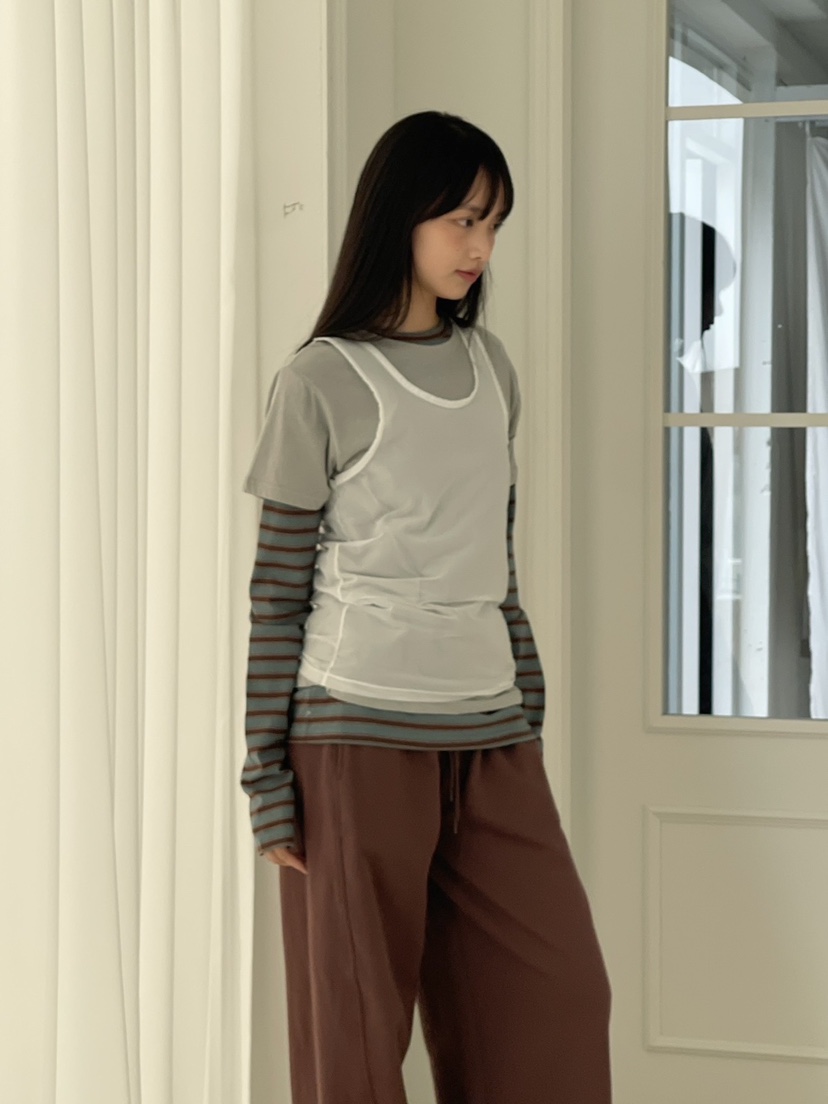 ANOTHER AVENUE韓國東大門直郵女裝新品熱賣吊帶背心網眼ANOTHER AVENUE吊帶/背心