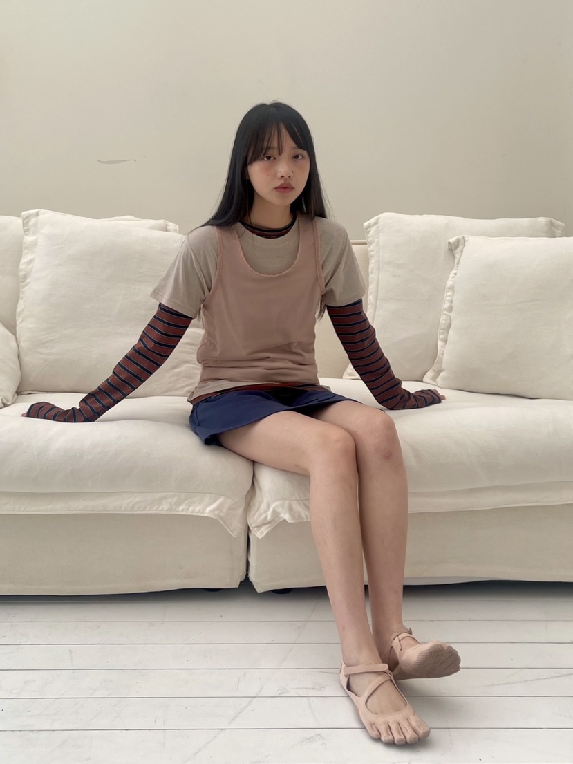 ANOTHER AVENUE韓國東大門直郵女裝新品熱賣吊帶背心網眼ANOTHER AVENUE吊帶/背心