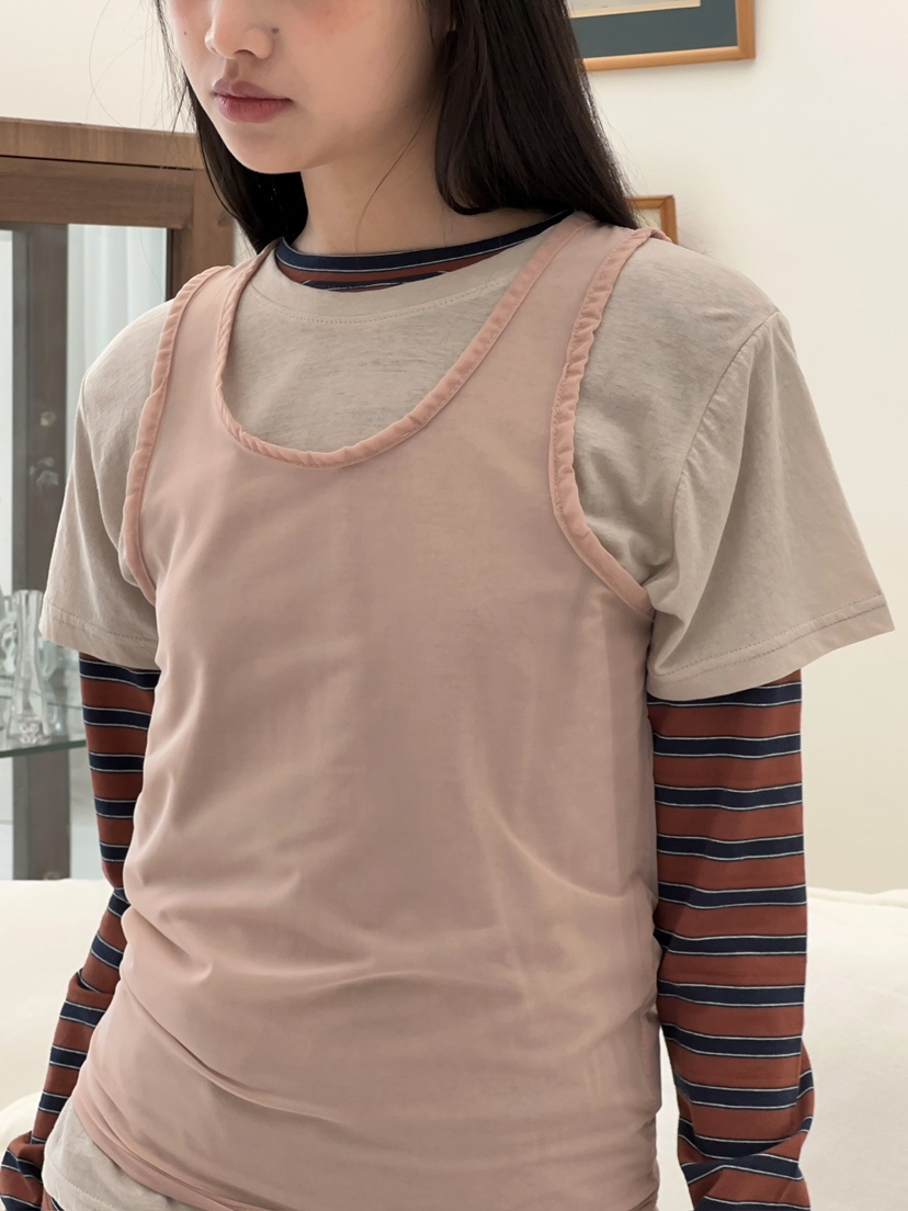 ANOTHER AVENUE韓國東大門直郵女裝新品熱賣吊帶背心網眼ANOTHER AVENUE吊帶/背心