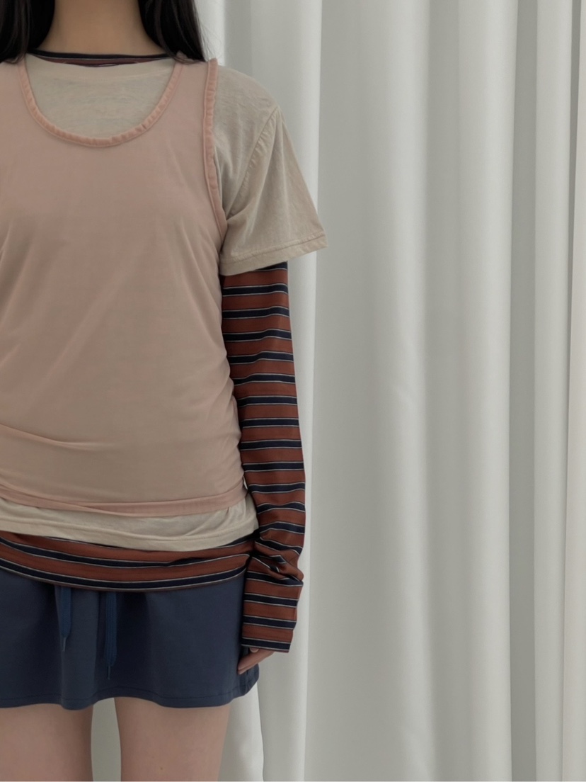 ANOTHER AVENUE韓國東大門直郵女裝新品熱賣吊帶背心網眼ANOTHER AVENUE吊帶/背心