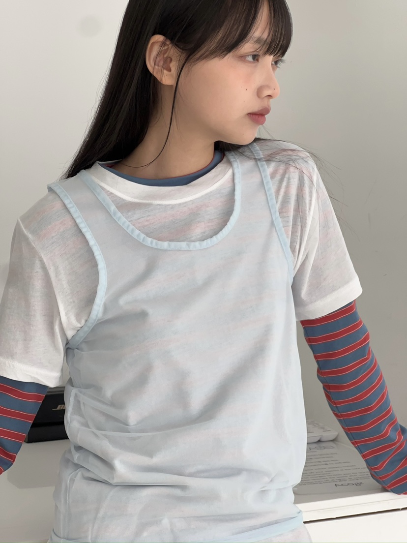 ANOTHER AVENUE韓國東大門直郵女裝新品熱賣吊帶背心網眼ANOTHER AVENUE吊帶/背心