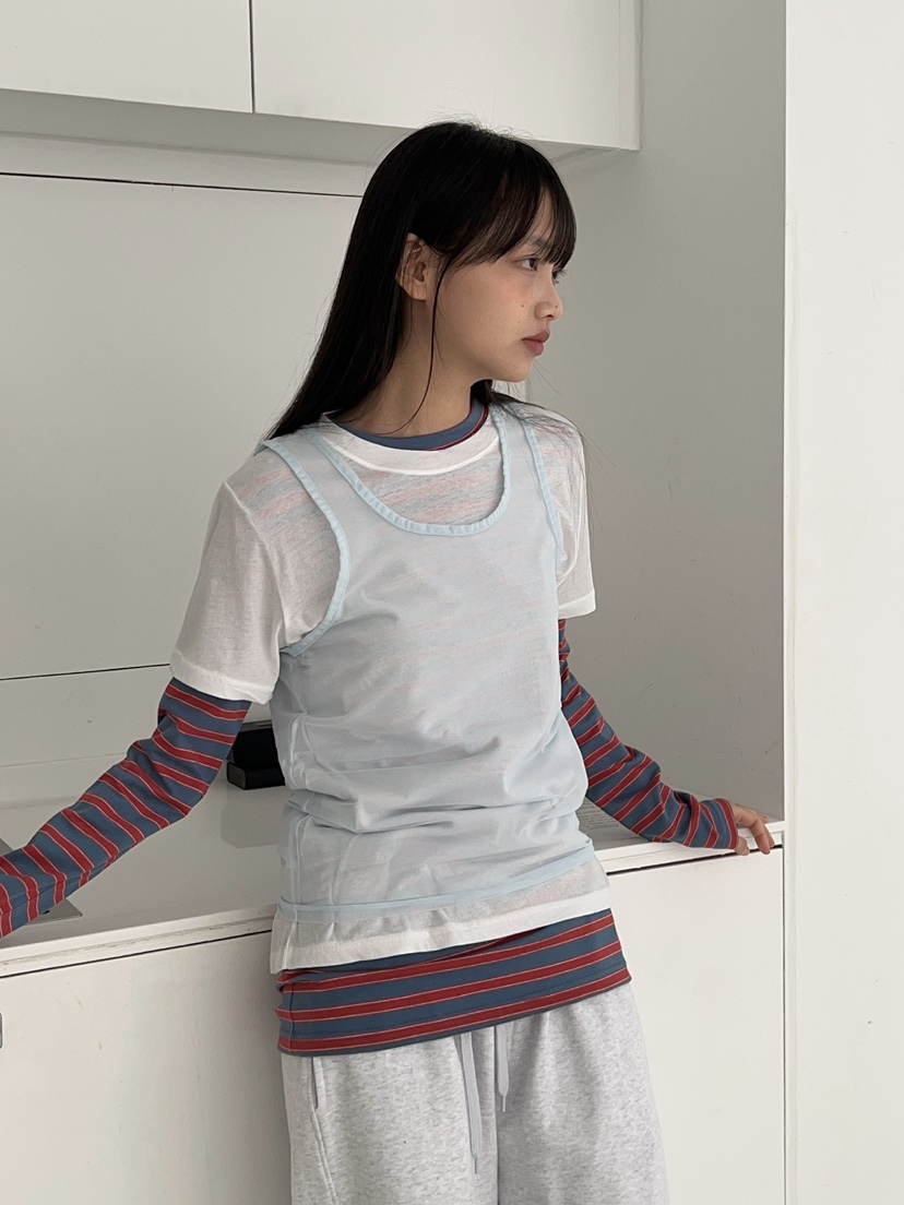 ANOTHER AVENUE韓國東大門直郵女裝新品熱賣吊帶背心網眼ANOTHER AVENUE吊帶/背心