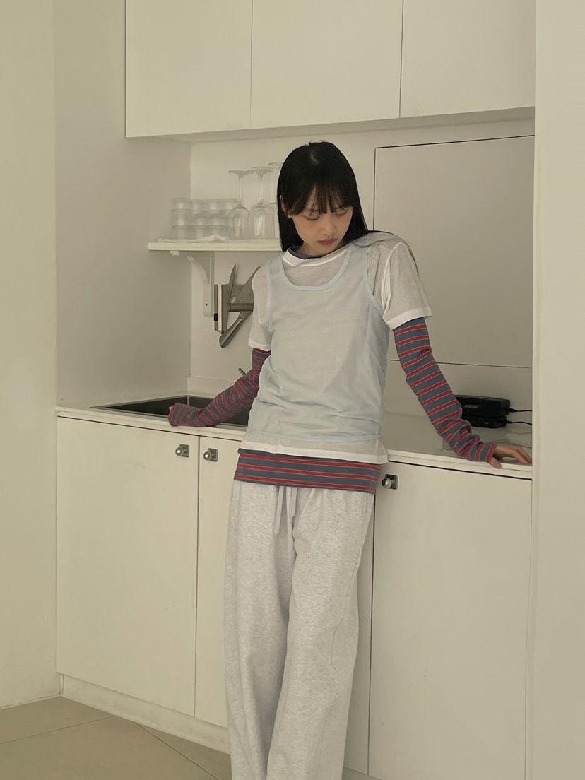 ANOTHER AVENUE韓國東大門直郵女裝新品熱賣吊帶背心網眼ANOTHER AVENUE吊帶/背心