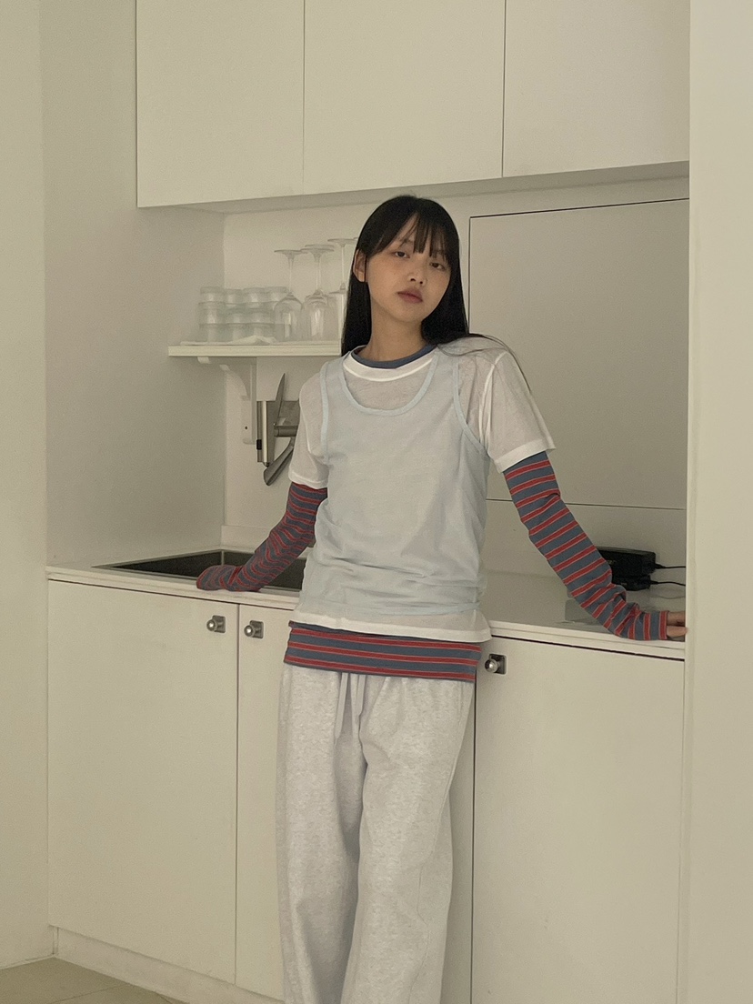 ANOTHER AVENUE韓國東大門直郵女裝新品熱賣吊帶背心網眼ANOTHER AVENUE吊帶/背心