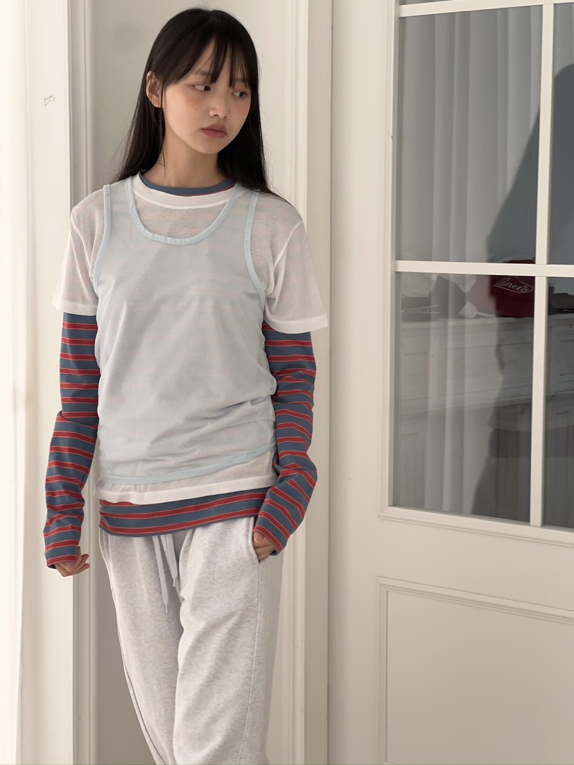 ANOTHER AVENUE韓國東大門直郵女裝新品熱賣吊帶背心網眼ANOTHER AVENUE吊帶/背心