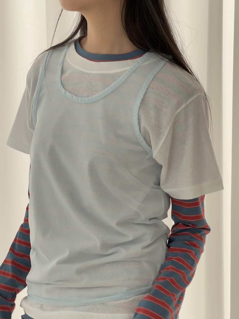 ANOTHER AVENUE韓國東大門直郵女裝新品熱賣吊帶背心網眼ANOTHER AVENUE吊帶/背心