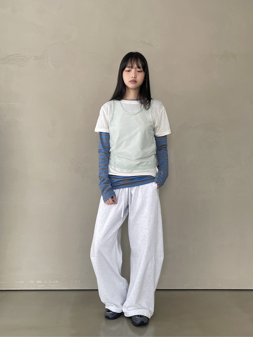 ANOTHER AVENUE韓國東大門直郵女裝新品熱賣吊帶背心網眼ANOTHER AVENUE吊帶/背心