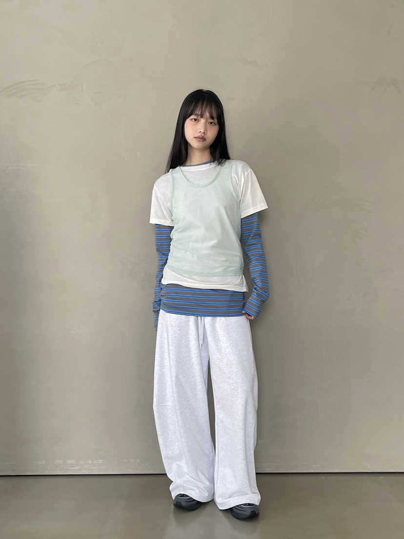 ANOTHER AVENUE韓國東大門直郵女裝新品熱賣吊帶背心網眼ANOTHER AVENUE吊帶/背心