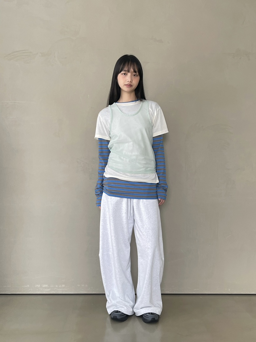 ANOTHER AVENUE韓國東大門直郵女裝新品熱賣吊帶背心網眼ANOTHER AVENUE吊帶/背心