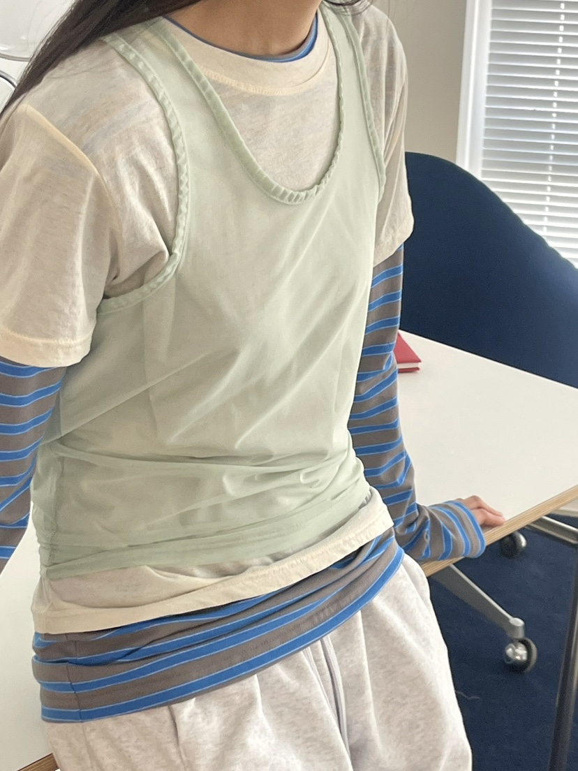 ANOTHER AVENUE韓國東大門直郵女裝新品熱賣吊帶背心網眼ANOTHER AVENUE吊帶/背心