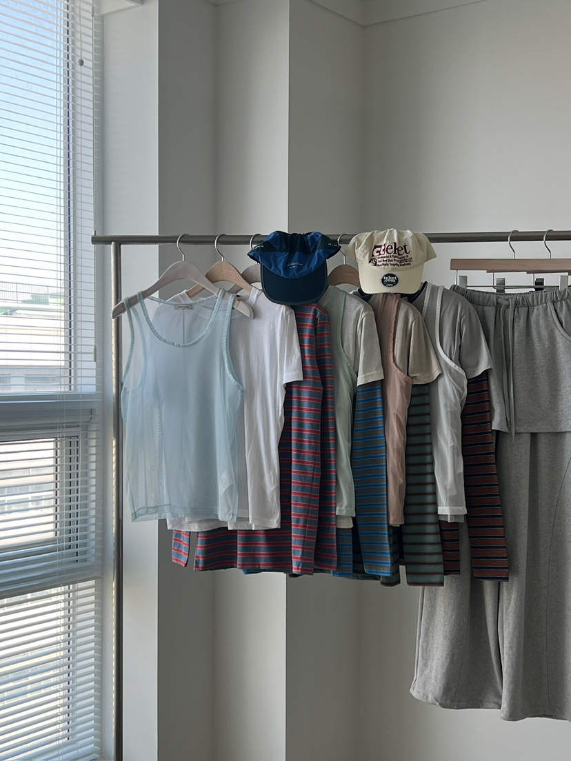 ANOTHER AVENUE韓國東大門直郵女裝新品熱賣吊帶背心網眼ANOTHER AVENUE吊帶/背心