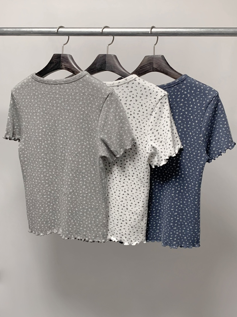 BEFORE SUNRISE韓國東大門代購女裝新品熱賣推薦T恤小花BEFORE SUNRISET恤