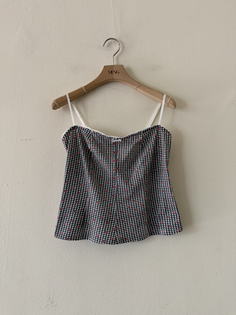 MENG韓國代購女裝新品熱賣休閑26春夏職業人氣推薦吊帶背心MENG吊帶/背心圖色1