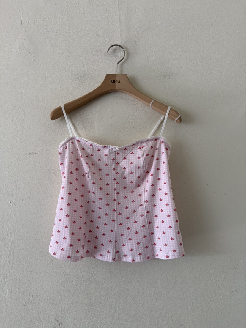 MENG韓國代購女裝新品熱賣休閑26春夏職業人氣推薦吊帶背心MENG吊帶/背心圖色2