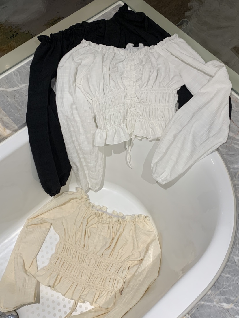 BADCALM韓國直郵實拍女裝新品時尚推薦人氣熱賣襯衫蕾絲衫BADCALM襯衫/蕾絲衫