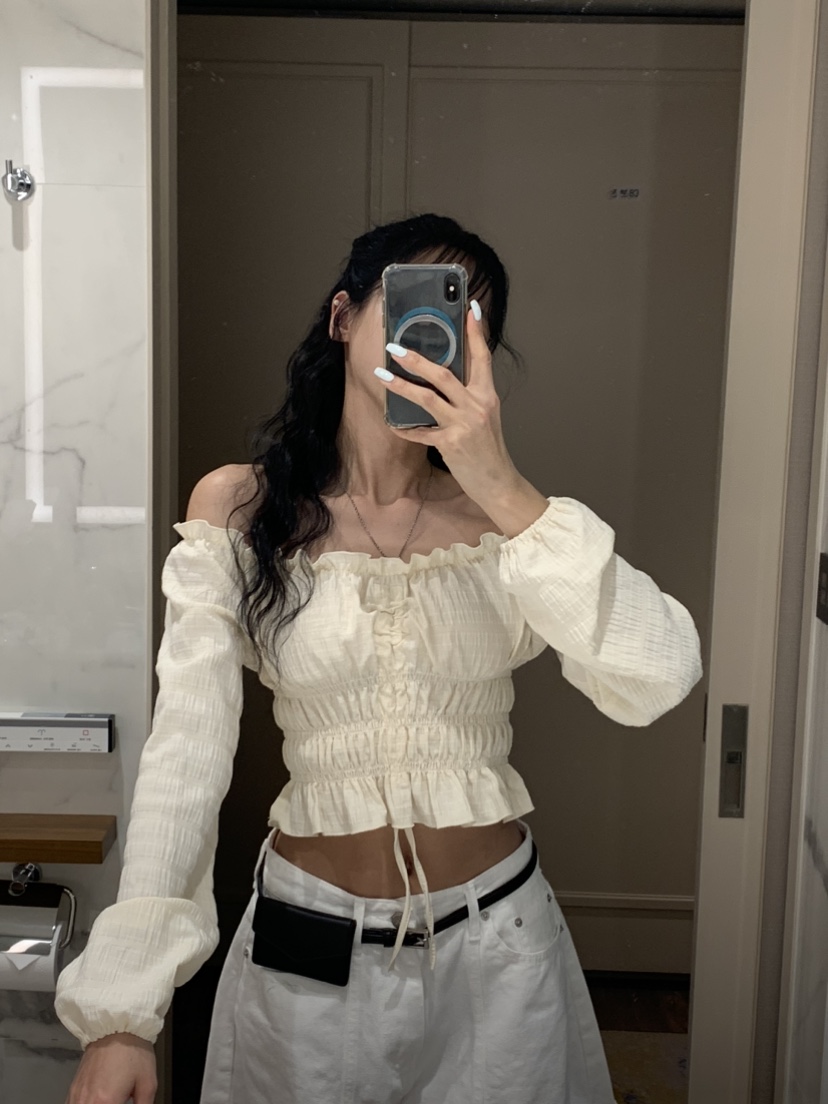 BADCALM韓國直郵實拍女裝新品時尚推薦人氣熱賣襯衫蕾絲衫BADCALM襯衫/蕾絲衫