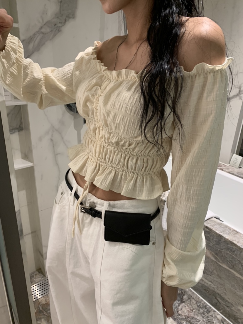 BADCALM韓國直郵實拍女裝新品時尚推薦人氣熱賣襯衫蕾絲衫BADCALM襯衫/蕾絲衫圖色3