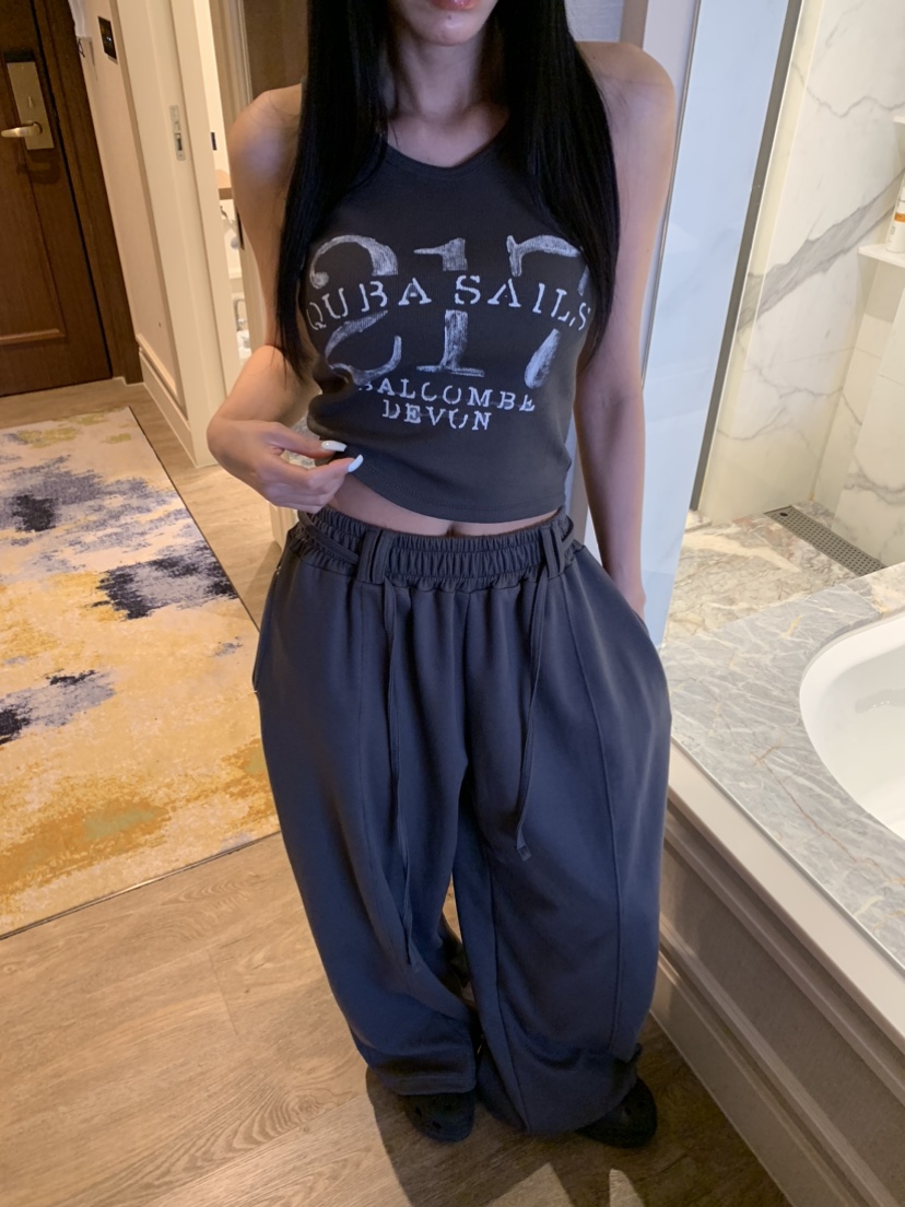 BADCALM韓國東大門代購女裝新款時尚推薦26春夏熱賣吊帶背心BADCALM吊帶/背心圖色2