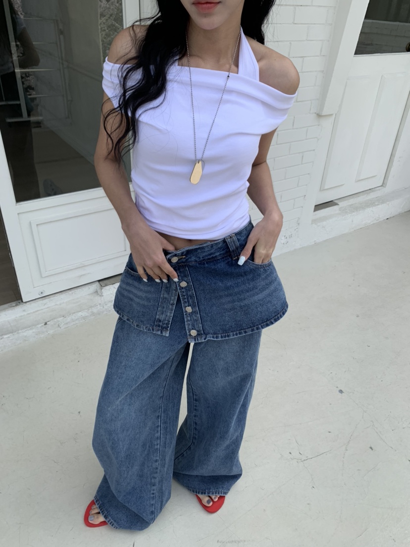 BADCALM韓國直郵實拍女士新品時尚職業推薦熱賣休閑26春夏T恤BADCALMT恤