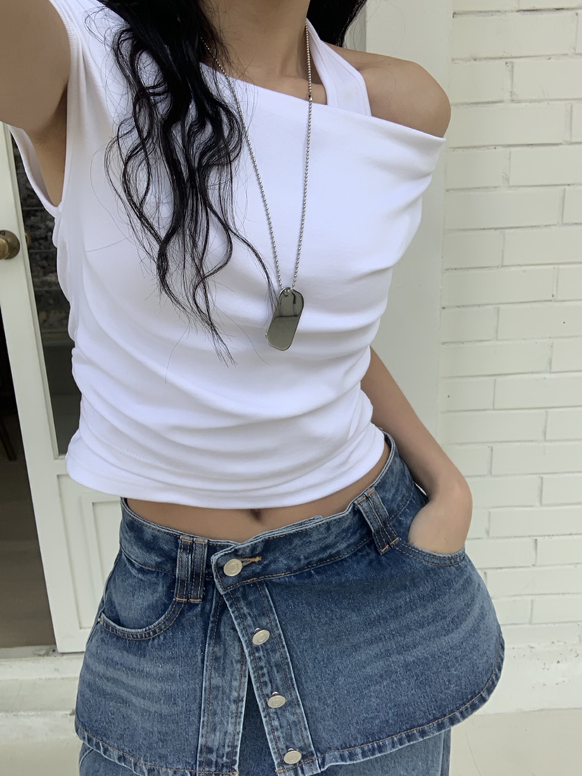 BADCALM韓國直郵實拍女士新品時尚職業推薦熱賣休閑26春夏T恤BADCALMT恤