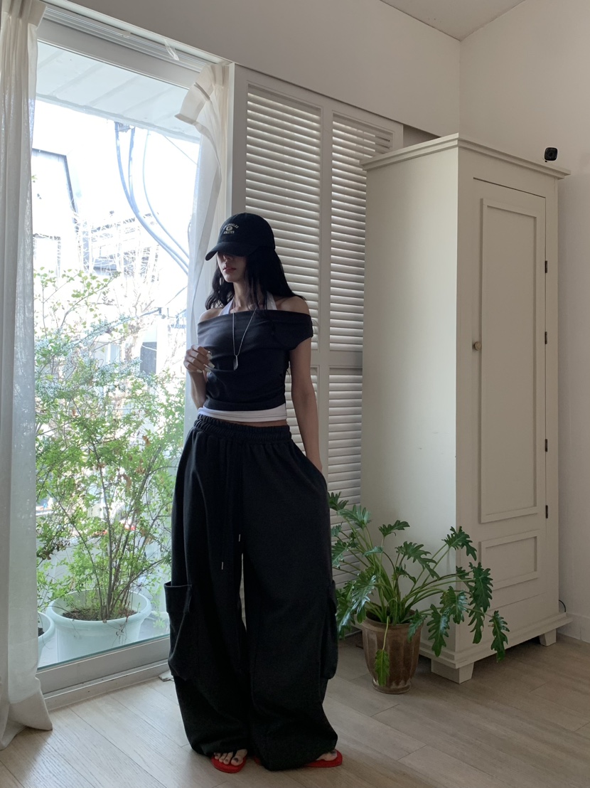 BADCALM韓國直郵實拍女士新品時尚職業推薦熱賣休閑26春夏T恤BADCALMT恤