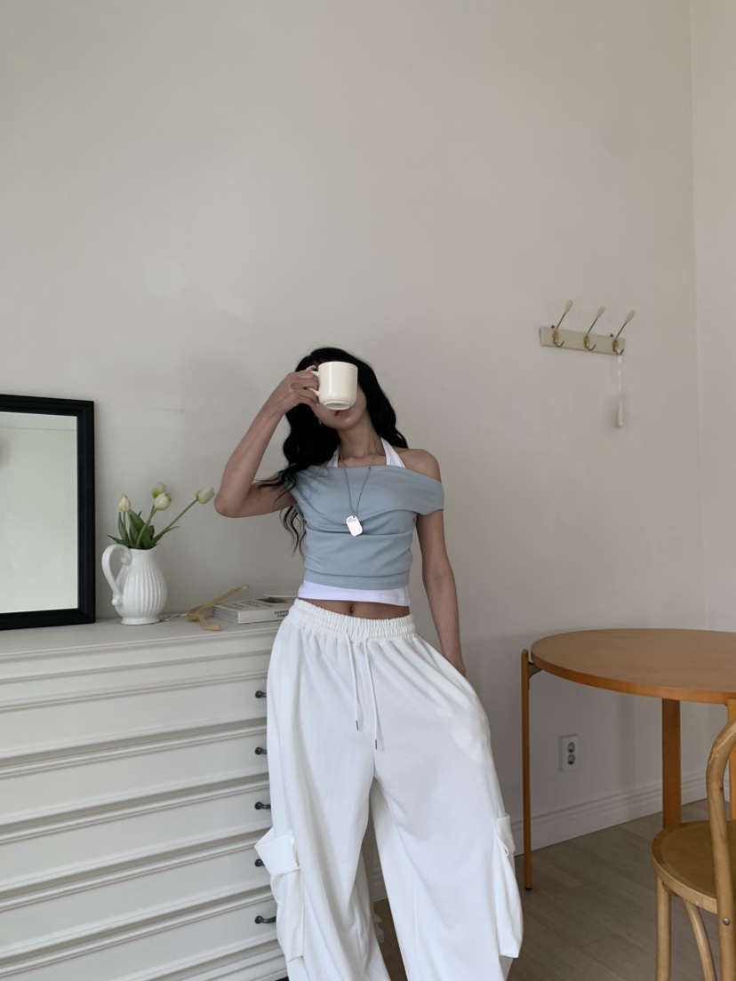 BADCALM韓國直郵實拍女士新品時尚職業推薦熱賣休閑26春夏T恤BADCALMT恤