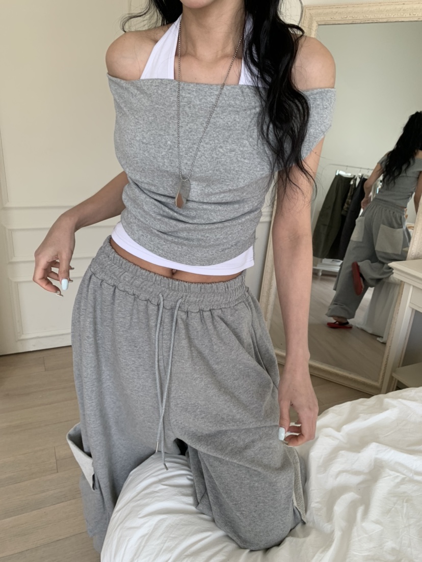 BADCALM韓國直郵實拍女士新品時尚職業推薦熱賣休閑26春夏T恤BADCALMT恤圖色3